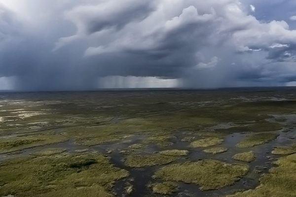 Thunderstorm Over An Everglades prairie, photo by Richard Kern